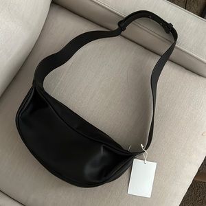 NWT COS Leather Crossbody crescent hobo sling bag